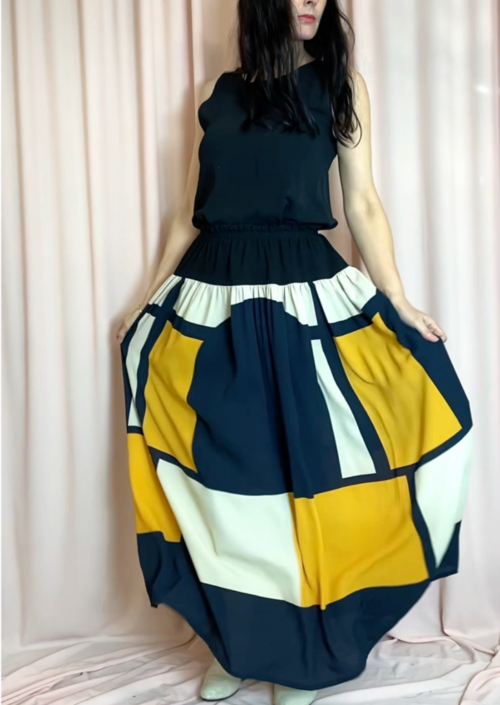 The Yellow Mondrian Skirt