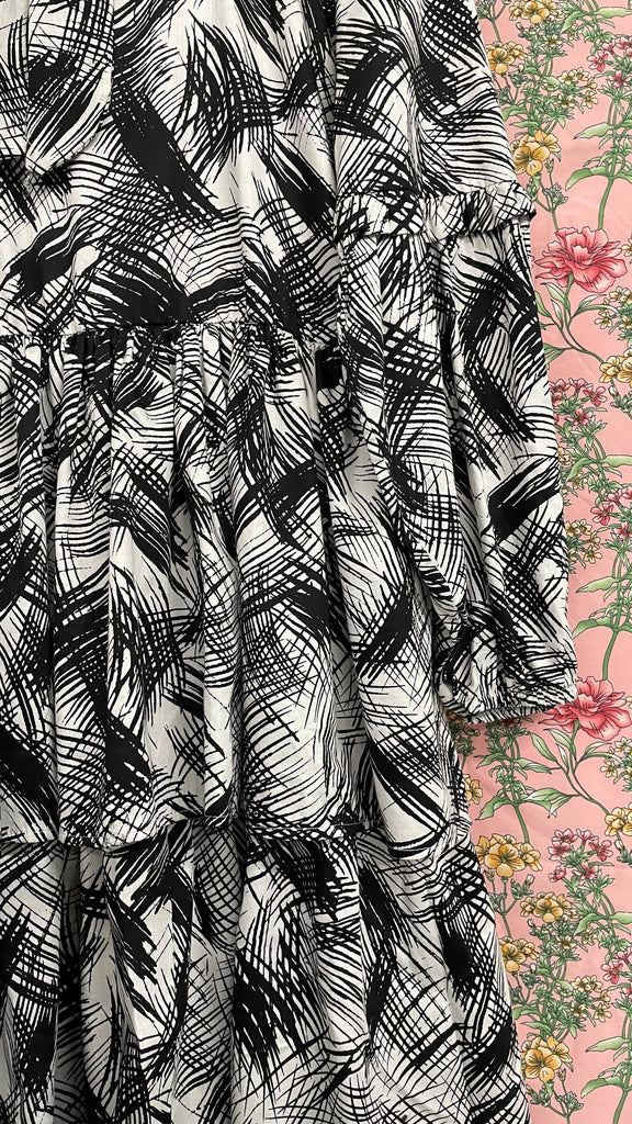 The Carousel Dress in Monochrome